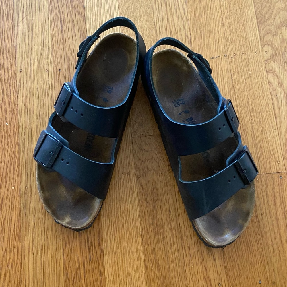 Birkenstock Milano black leather 39